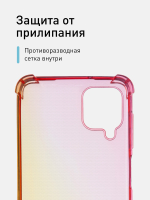 Чехол ROSCO для Samsung Galaxy A12;Samsung Galaxy M12 оптом (арт. SS-A12-HARD-TPU-PINK-GOLD)