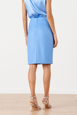 4875 Юбка женская (небесно-голубой)