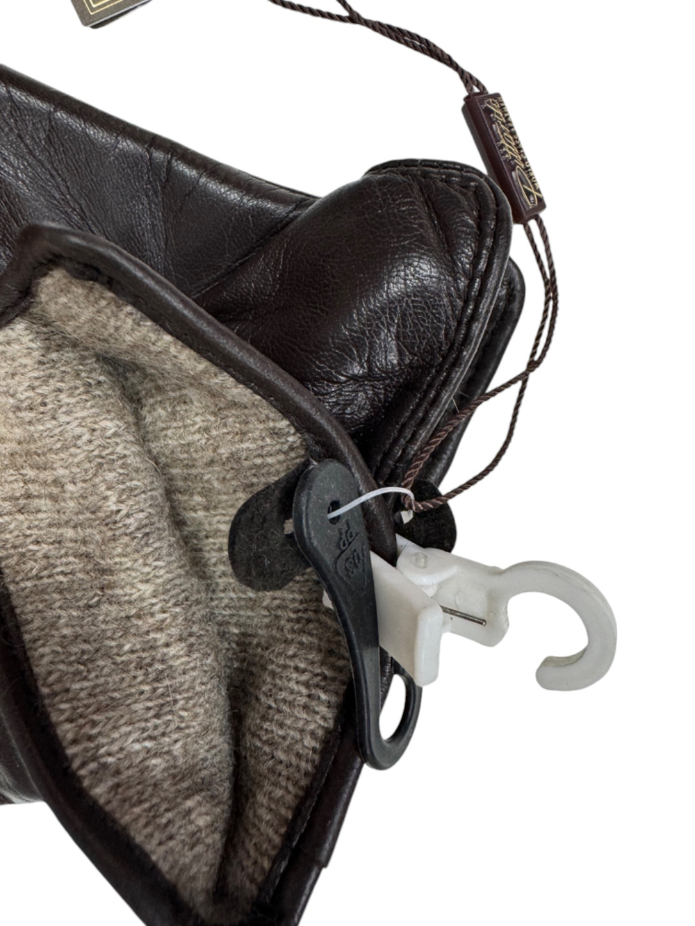 Pittards.Перчатки.Женские.Кожаные.Люкс качества.Трикотаж-шерсть.В упаковке 5 шт.