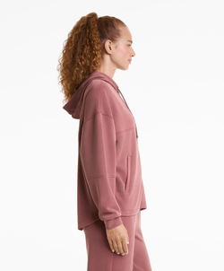 Oysho Куртка с капюшоном из мягкого на ощупь модала, розовый