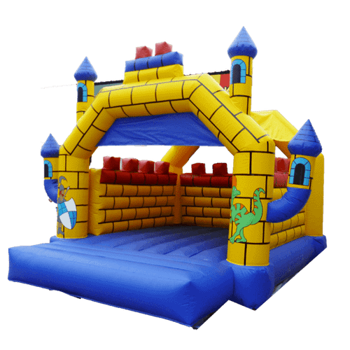 Коммерческий надувной батут "Крепость 2" с крышей