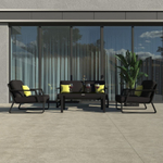 Лаунж зона Ideal Patio ЭСТИВО черная - каркас карбон