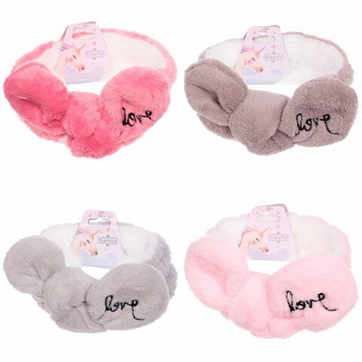 Повязка на голову «Little bunny- Ozzy», микс 4 цвета, 20*6 см (подвес Единорожек)