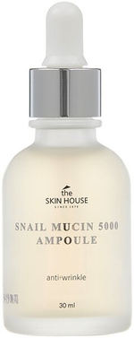 Омолаживающая ампульная сыворотка с муцином улитки и коллагеном The Skin House Snail Mucin 5000 Ampoule 30 мл