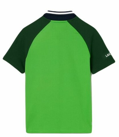 Футболка для мальчика теннисная Lacoste Sport X Daniil Medvedev Jersey Polo Shirt - green