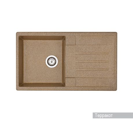 Кухонная мойка AQUATON Верона 85 Терракот