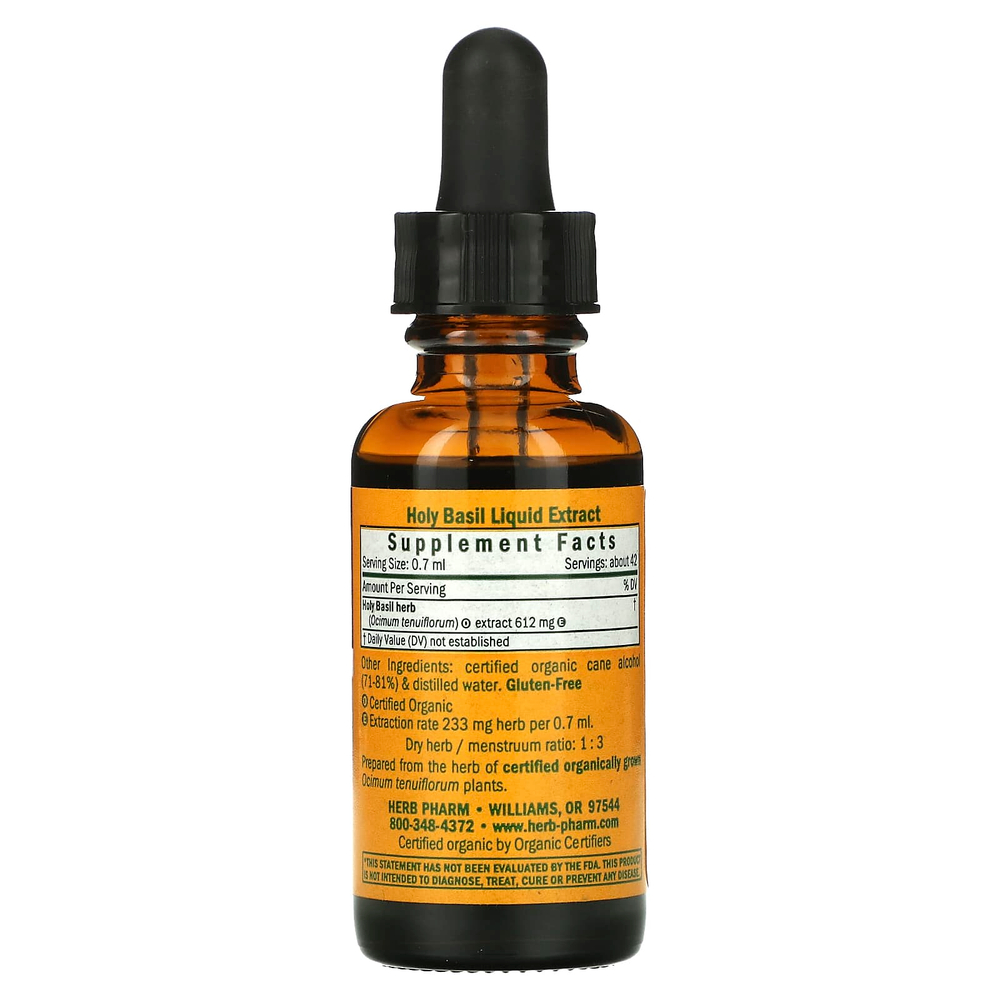 Herb Pharm, базилик священный, 30 мл (1 жидк. унция)