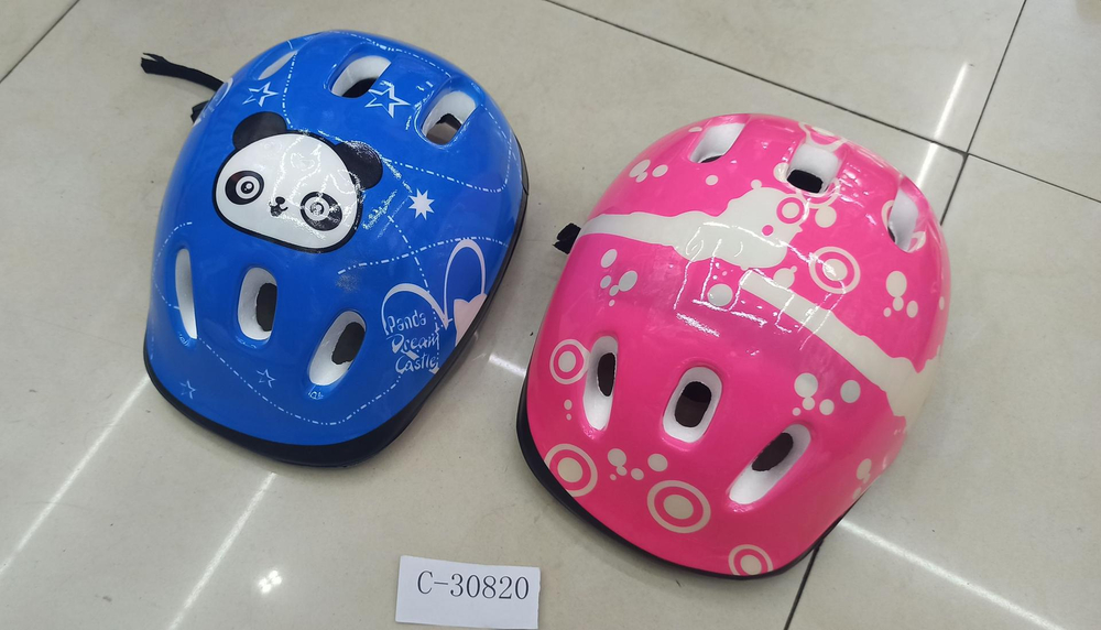 Шлем для безопасного катания, 6-7 цвета микс, с-30820