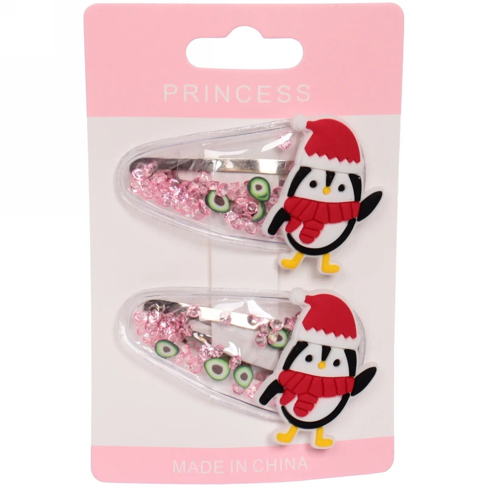 Зажимы для волос 2 шт «Fun idea- Пингвинёнок Лори» 5 см