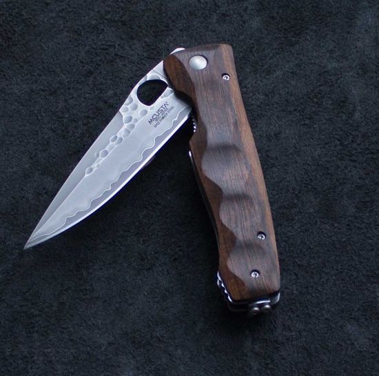 Складной нож Mcusta Tactility Elite c клинком из стали SPG2 (SG2) рукоять дерево (Iron wood)