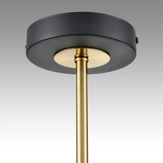 8240/8C COMFI LN25 197 черный/латунь, металл/акрил Люстра потолочная LED GX53 8*7W 220V LANIKA