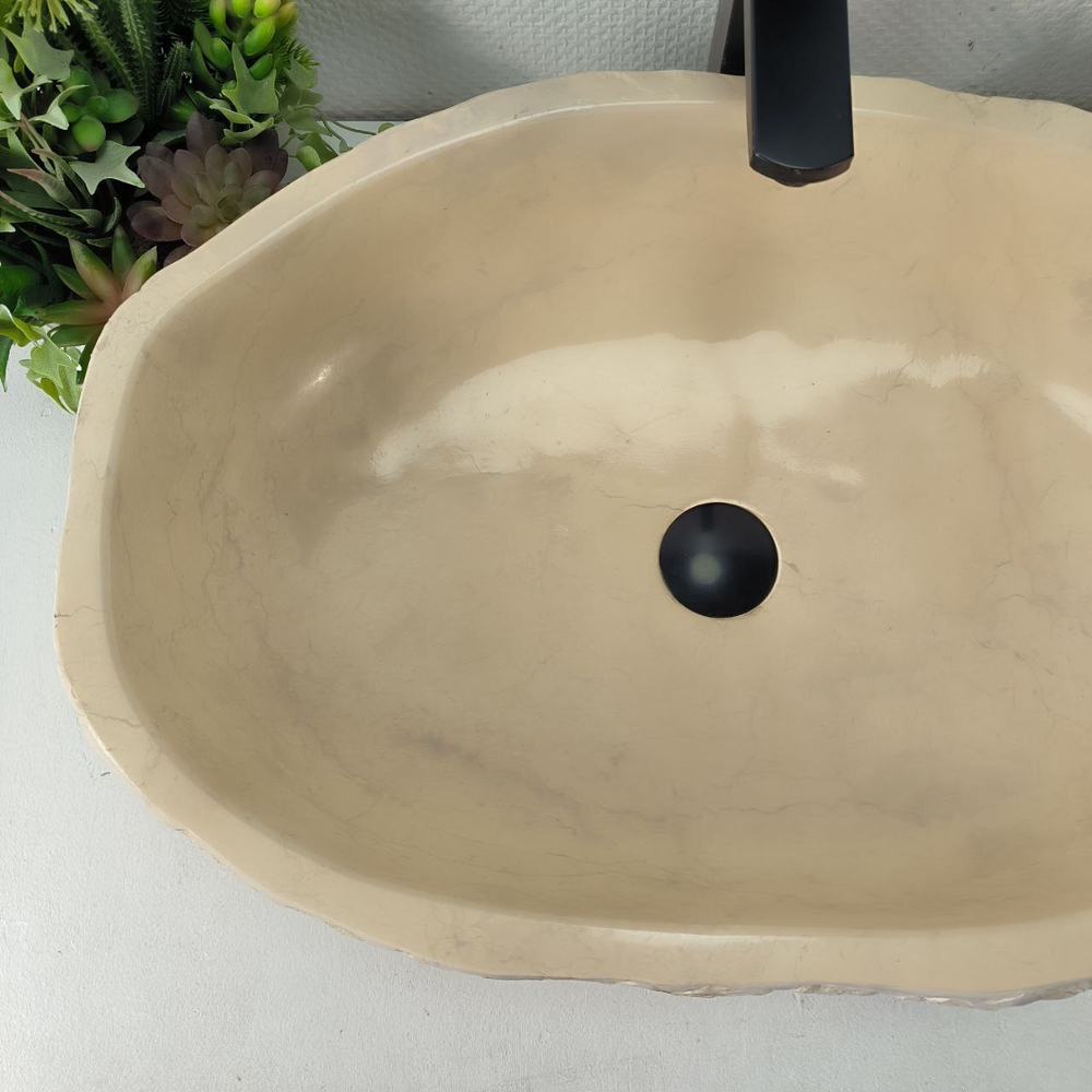 Раковина из мрамора Erozy Cream EM-64947 64*43*16 0880