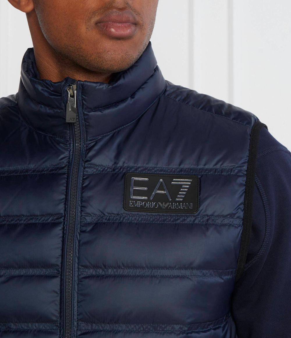 Пуховая безрукавка EA7 - темно-синий(6RPQ02 PN5ZZ)