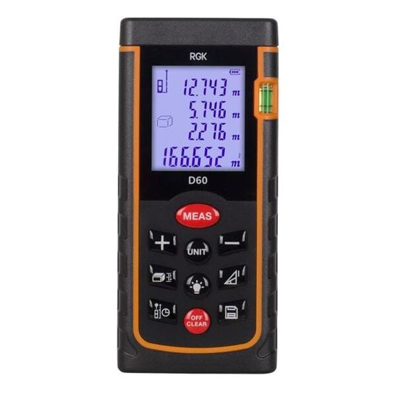 Дальномер-рулетка лазерный RGK D60