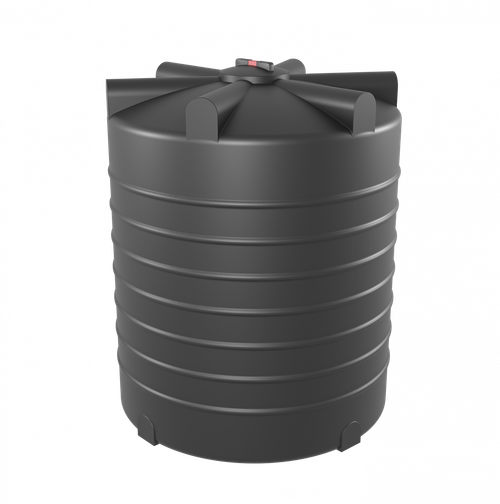 Емкость для технической воды Мультпласт KР-3000 3000 л. вертикальная (1560x1560x1920см;75кг;черный) - арт.552059