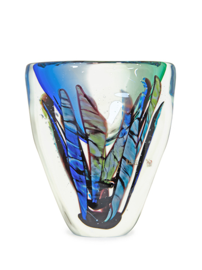 Ваза Соммерсо - Пламя зелено-синее