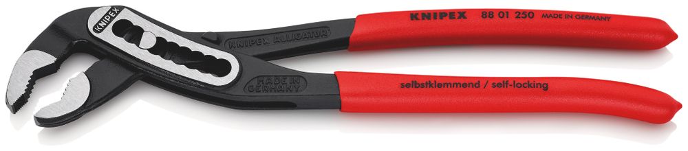 Клещи трубные KNIPEX Alligator® черненые 250 мм 8801250