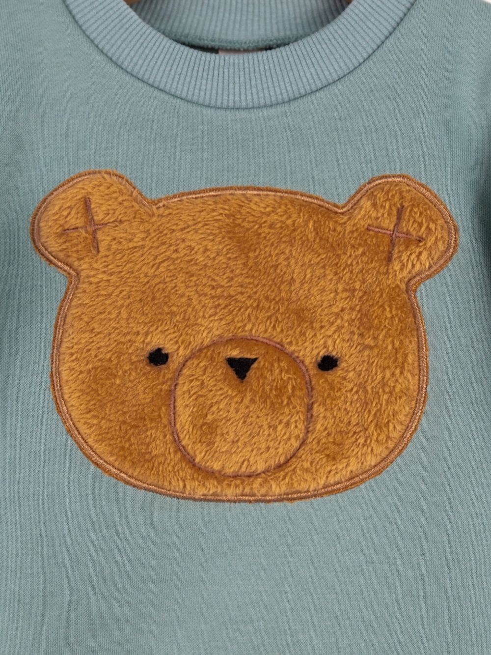 Костюм утепленый на футере для мальчика "Мишка"