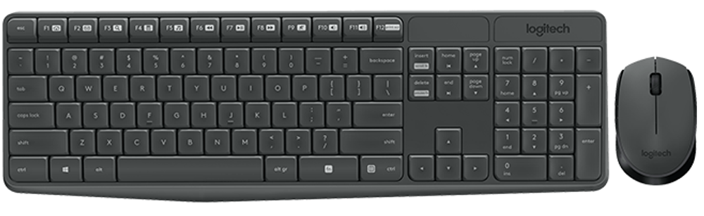 Клавиатура и мышь Wireless Logitech Combo MK235