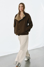 Двусторонняя клетчатая куртка ZW COLLECTION - ZARA
