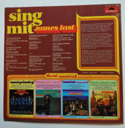 Винтажная виниловая пластинка LP James Last Джеймс Ласт Sing Mit (Germany 1973) (EX)