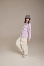 Лонгслив Called a Garment Climber Лавандовый