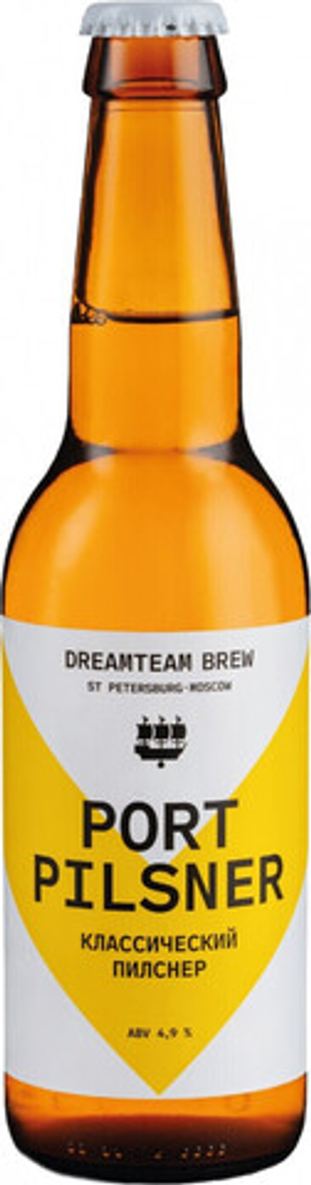 Пиво Дримтим Порт Пилснер / Dreamteam Port Pilsner 0.45 - стекло