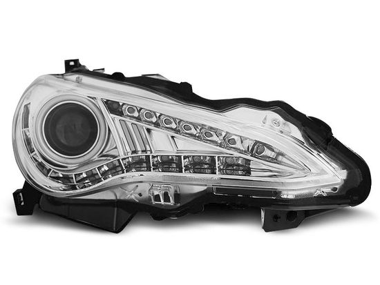 Передние фары Toyota GT86 chrome tru drl