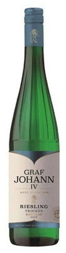 Вино Граф Йохан 4 Рислинг Халброкен Рейнгау