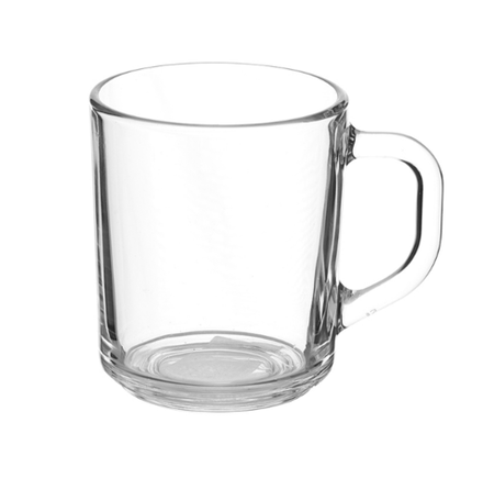 Кружка «Зеленый чай»; стекло; 200мл; D=102,H=90мм; прозр. 03140476