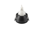 DK3026-BG Встраиваемый светильник, IP 20, 10 Вт, GU5.3, LED, черный/золотой, пластик
