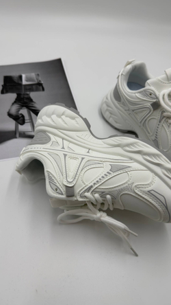 Кроссовки женские экокожа арт. 4650-2 цвет "белый"