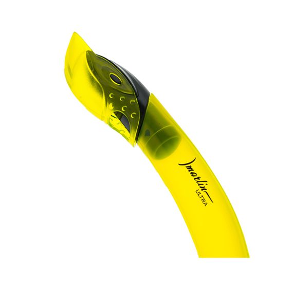 Трубка Marlin Ultra (жёлтая) для подводного плавания