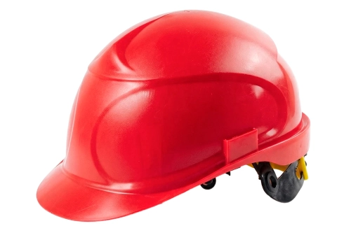 Каска красная (с храповым механизмом)