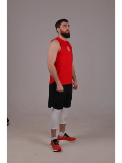 Спортивная футболка майка тренировочная без рукавов