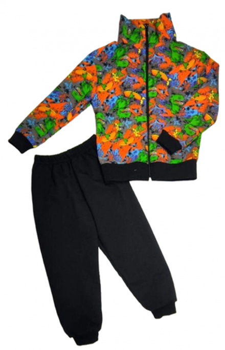 Спортивный костюм 2185/3 (дино, яркие)
