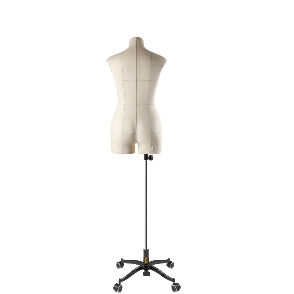 Манекен портновский Моника, комплект Стандарт, размер 44, цвет бежевый, в комплекте подставка «Милан» и чехол-накидка