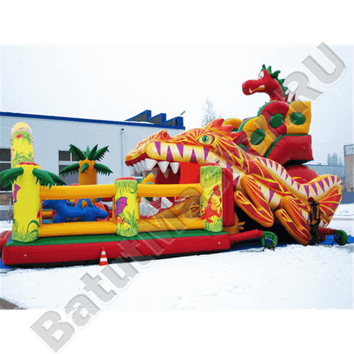 Большая и высокая горка "Саванна ПРОФИ"