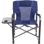 Кресло складное с подлокотниками до 100 кг SJ-0053, 52*62*92 см, цвет: синий, ТуристМастер
