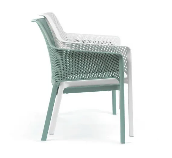 Уличный пластиковый диван Net ментоловый