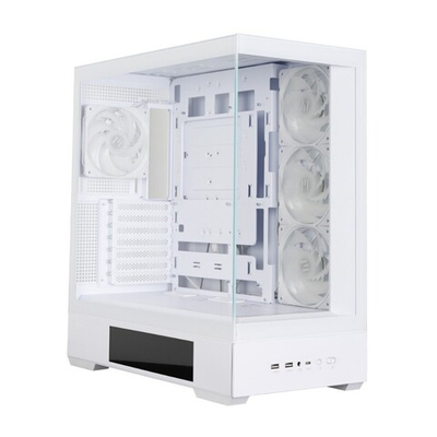 корпус ZALMAN P40 DS, ATX, WHITE, 9.1-inch LCD
