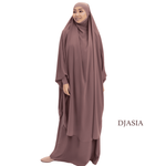 SET: KHIMAR AND SILK SKIRT  FROM MEDINA SILK (One size)
