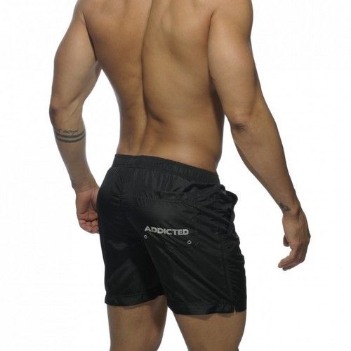 Мужские шорты удлиненные черные Addicted Sport Shorts Black