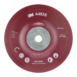 Оправка для фибровых кругов 3M™, 125 мм х 22 мм, плоская, M14, (64858)