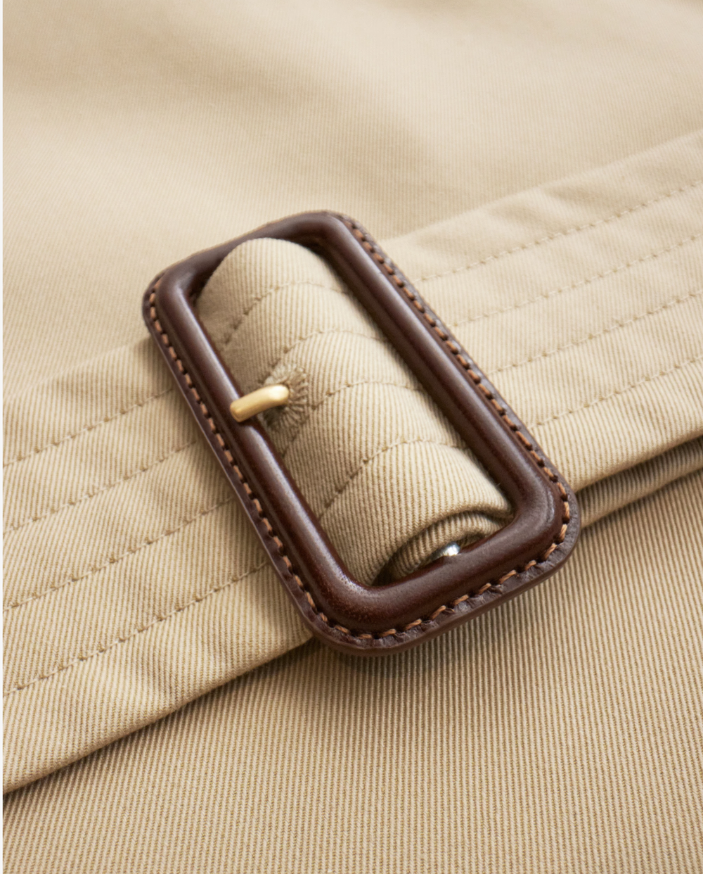 Оригинальный тренч Burberry Kensington средней длины,бежевый — сделано в Англии