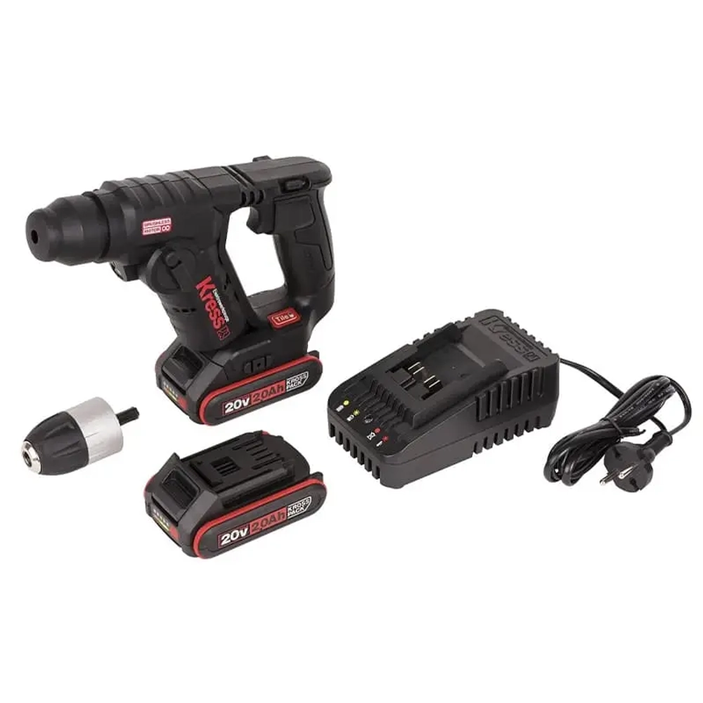 Kress KU380 перфоратор аккумуляторный (2 x 2 Ач, ЗУ)