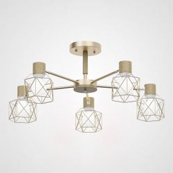 Потолочная Люстра Corf B3 Champagne 5 Lamps By Imperiumloft