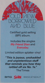 Slade / Old New Borrowed And Blue (Coloured Vinyl)(LP)