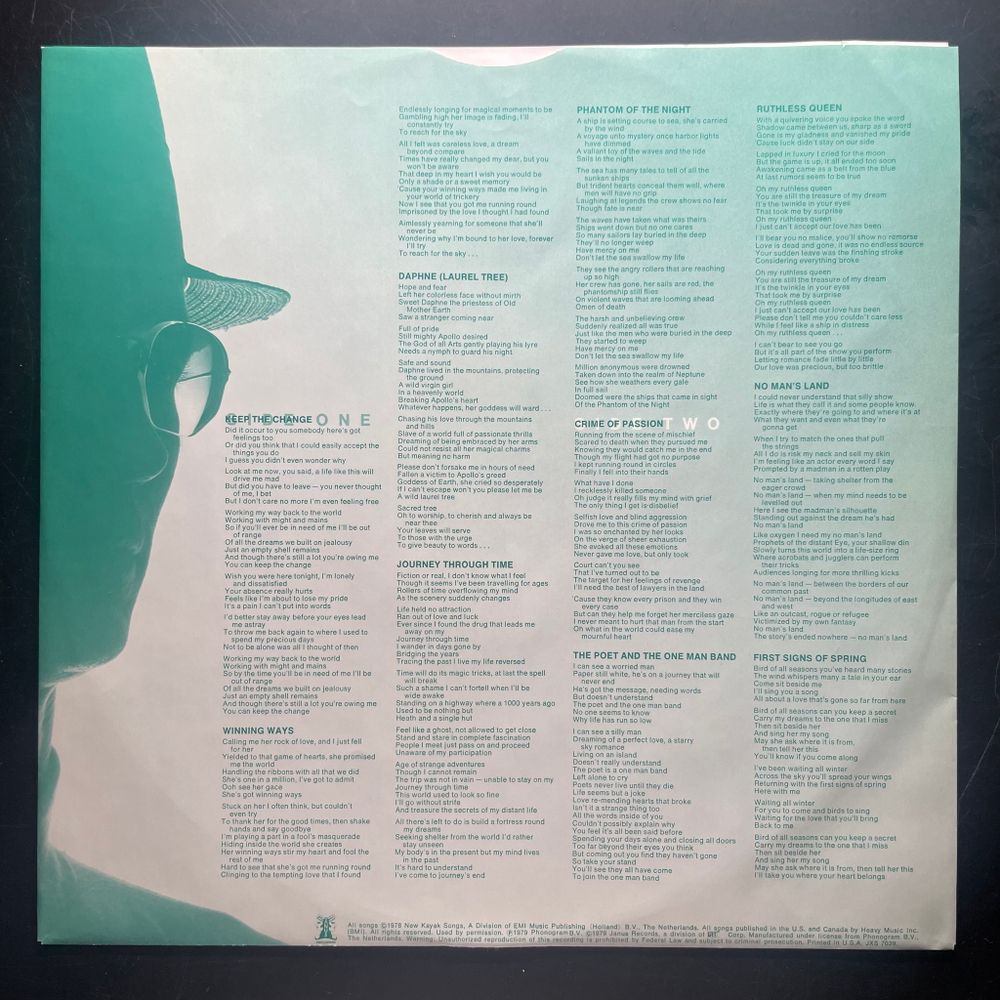 Kayak - Phantom Of The Night (США 1979г.)