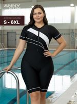 Купальник слитный с шортами